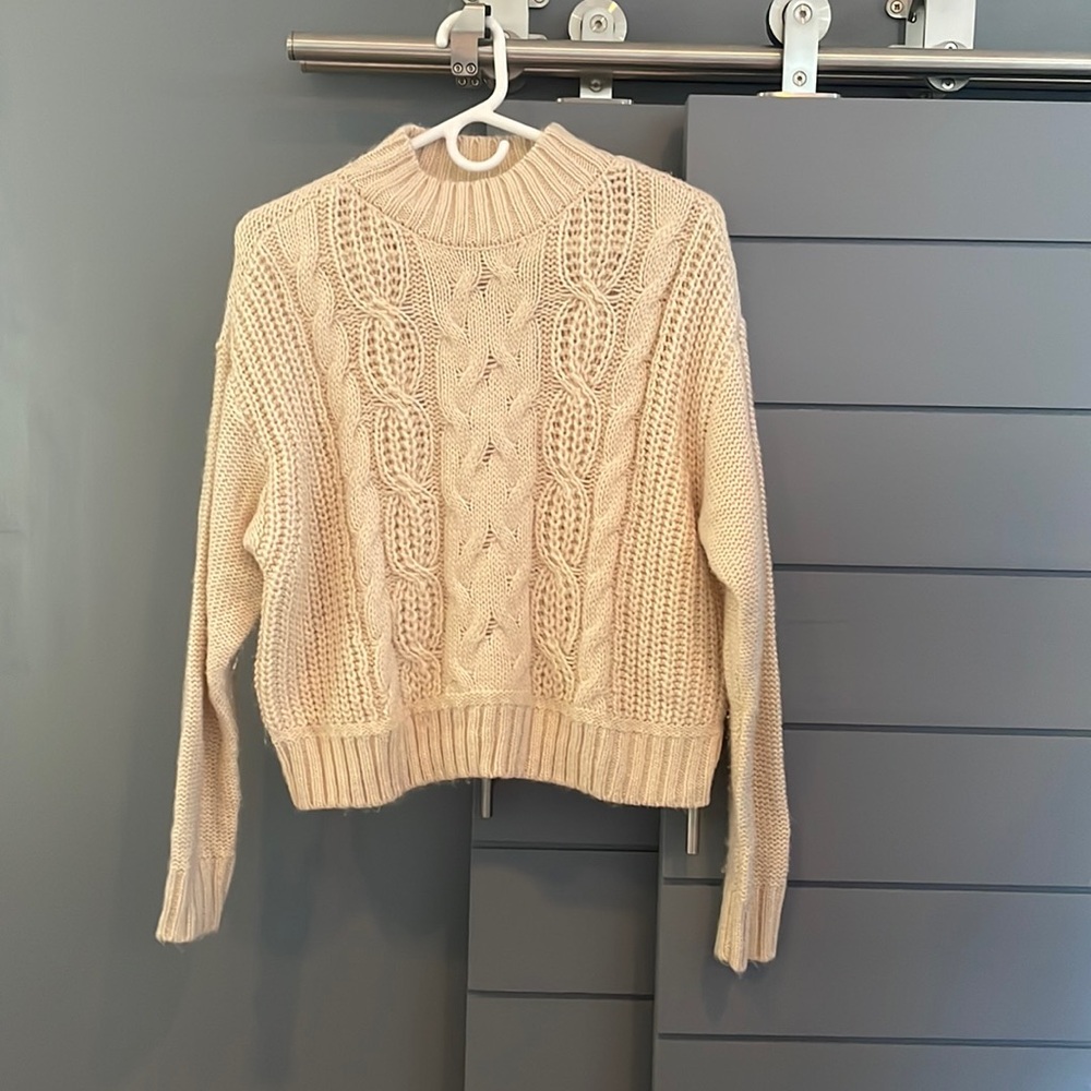 Lucky Brand cable knit sweater